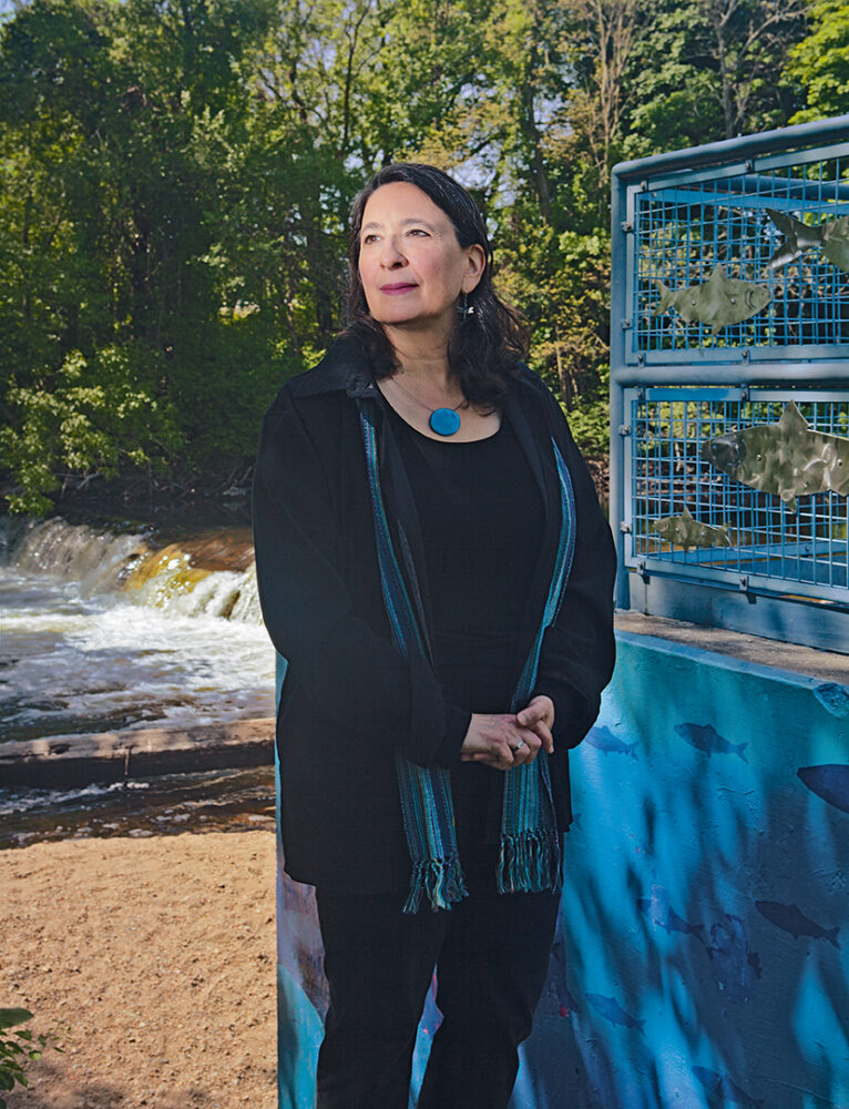 Alicia Lehrer, executive director of the Woonasquatucket River Watershed Council